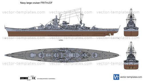 Navy large cruiser FRITHJOF