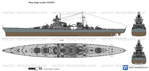 Navy large cruiser HAGEN