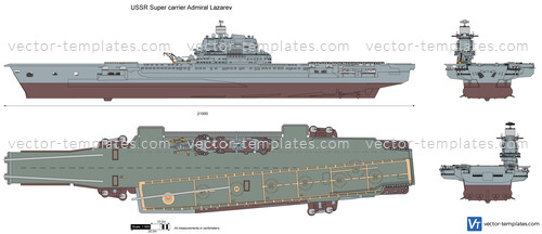 USSR Super carrier Admiral Lazarev