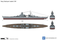 Navy Destroyer Leader Z-56