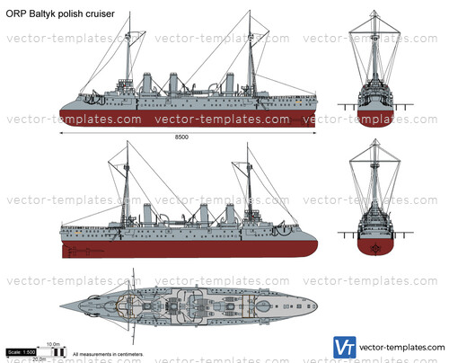 ORP Baltyk polish cruiser