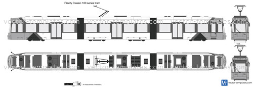 Flexity Classic 100 series tram