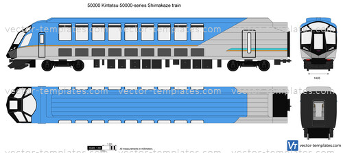 50000 Kintetsu 50000-series Shimakaze train