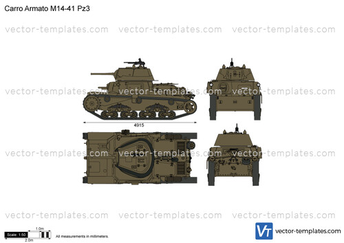 Carro Armato M14-41 Pz3