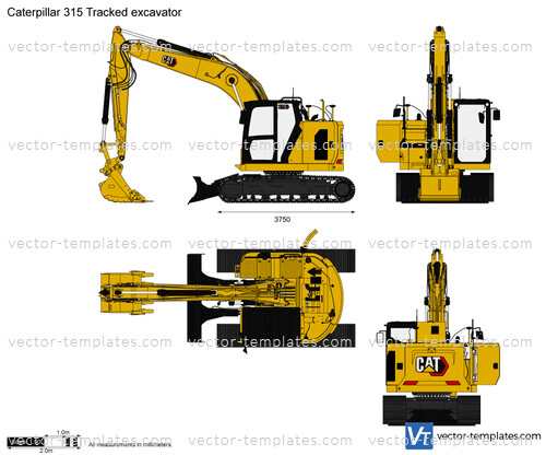 Caterpillar 315 Tracked excavator