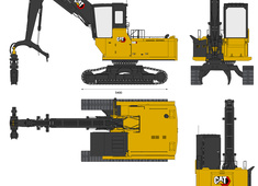 Caterpillar FM568 general forest and log loader machine