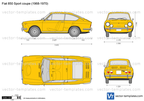 Fiat 850 Sport coupe