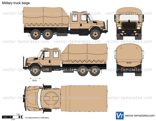 Military truck beige