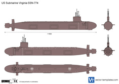 US Submarine Virginia SSN-774