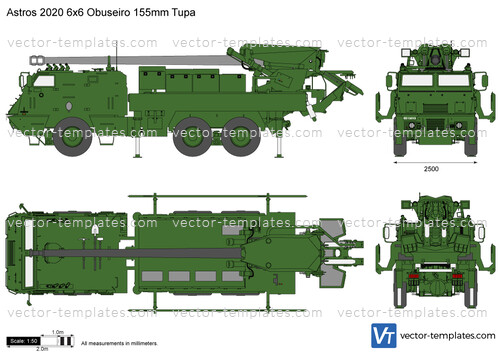 Astros 2020 6x6 Obuseiro 155mm Tupa