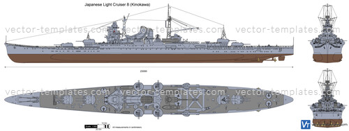 Japanese Light Cruiser 8 (Kinokawa)