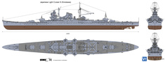 Japanese Light Cruiser 8 (Kinokawa)