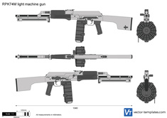 RPK74M light machine gun