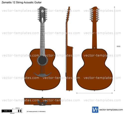 Zemaitis 12 String Acoustic Guitar