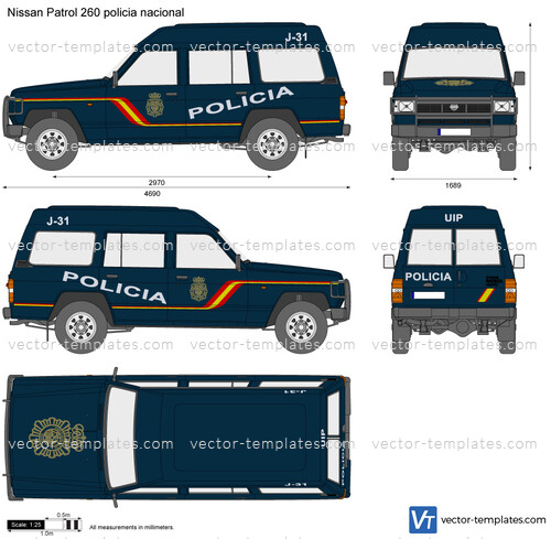 Nissan Patrol 260 policia nacional