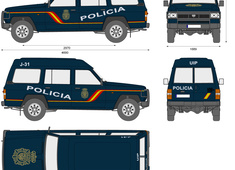 Nissan Patrol 260 policia nacional