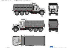 Mack Granite CTP713 tipper truck 4-axle