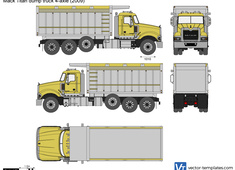 Mack Titan dump truck 4-axle