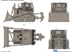 Caterpillar D9 armoured bulldozer