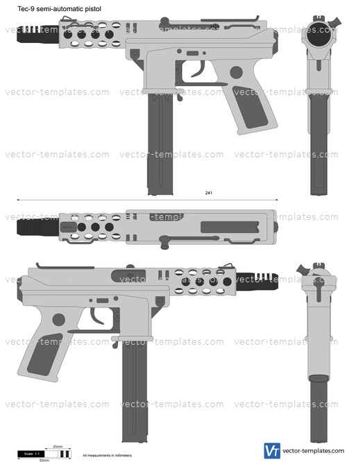 Tec-9 semi-automatic pistol