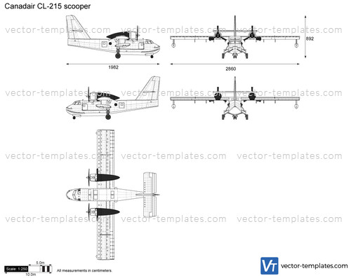 Canadair CL-215 scooper