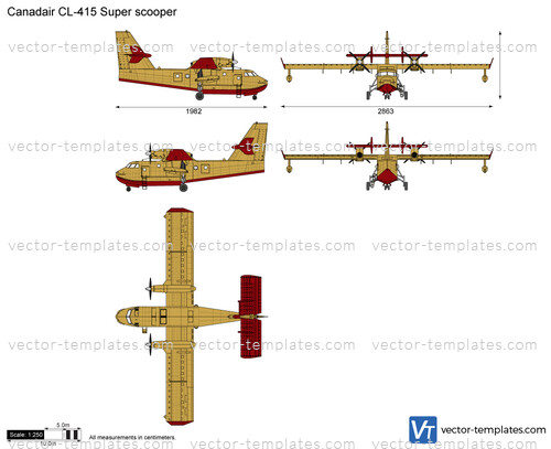 Canadair CL-415 Super scooper