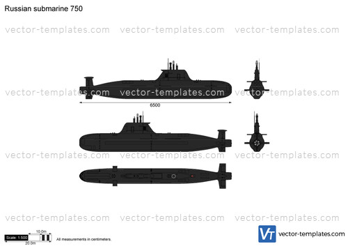 Russian submarine 750