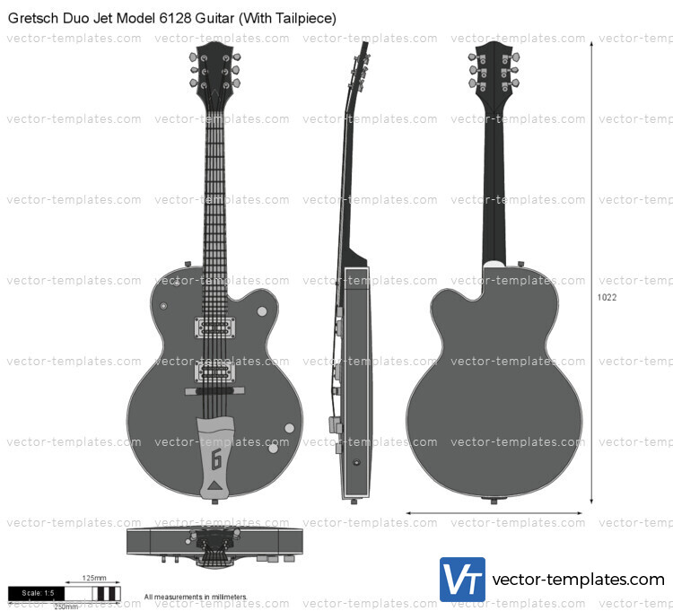 Gretsch Duo Jet Model 6128 Guitar (With Tailpiece)