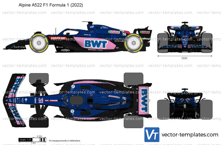 Alpine A522 F1 Formula 1