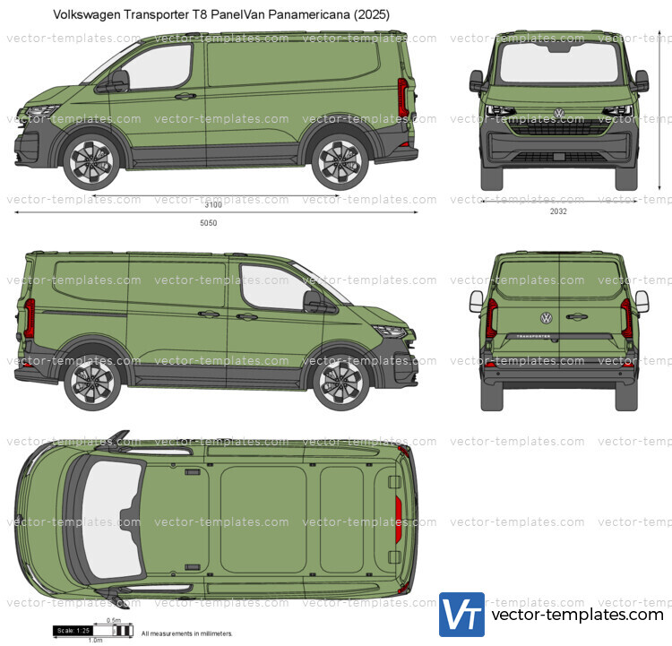 Volkswagen Transporter T8 PanelVan Panamericana